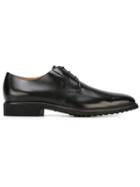 Tod S Classic Derby Shoes, Men's, Size: 8.5, Black, Leather/rubber