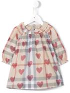 Burberry Kids - Heart Print Dress - Kids - Cotton - 6 Mth, Infant Girl's, Nude/neutrals