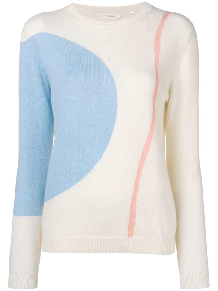 Chinti & Parker Graphic Sweater - Neutrals