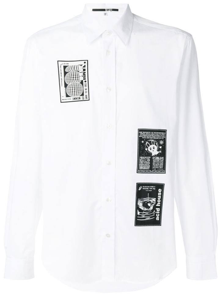 Mcq Alexander Mcqueen Patch Detail Shirt - White
