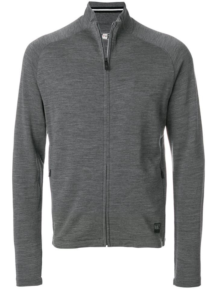 Z Zegna Zipped Cardigan - Grey