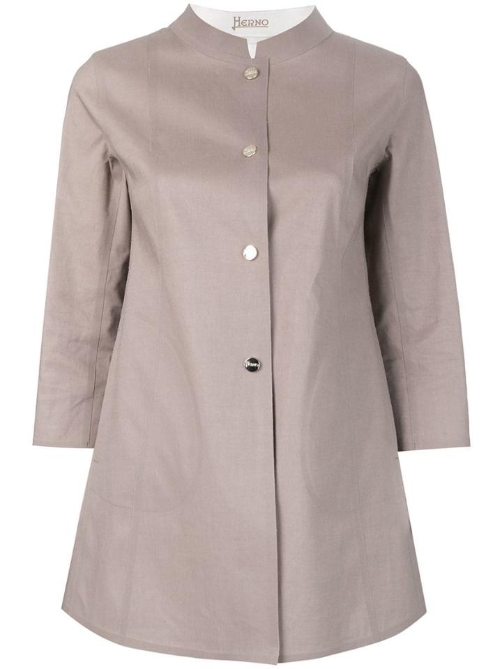 Herno 3/4 Sleeves Jacket - Grey
