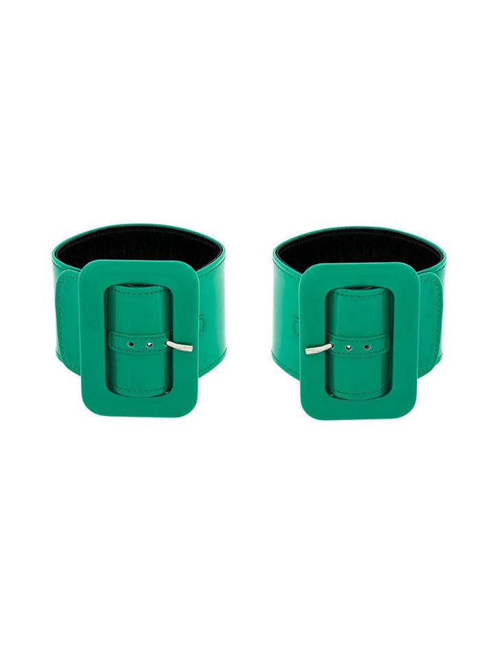 Attico Buckle Cuff - Green