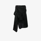 Faith Connexion Silk Shirt Skirt, Women's, Size: Medium, Black, Silk