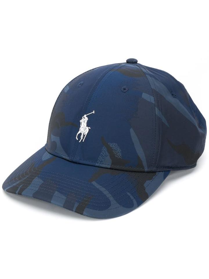 Polo Ralph Lauren Camouflage Print Baseball Cap - Blue
