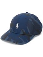Polo Ralph Lauren Camouflage Print Baseball Cap - Blue