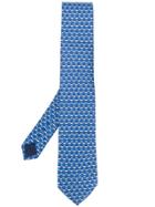 Salvatore Ferragamo Animal Print Tie - Blue