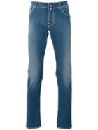 Jacob Cohen Light-wash Jeans, Men's, Size: 35, Blue, Cotton/polyester/spandex/elastane