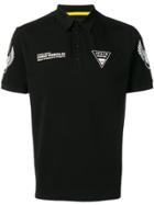 Frankie Morello Graphic Polo Shirt - Black