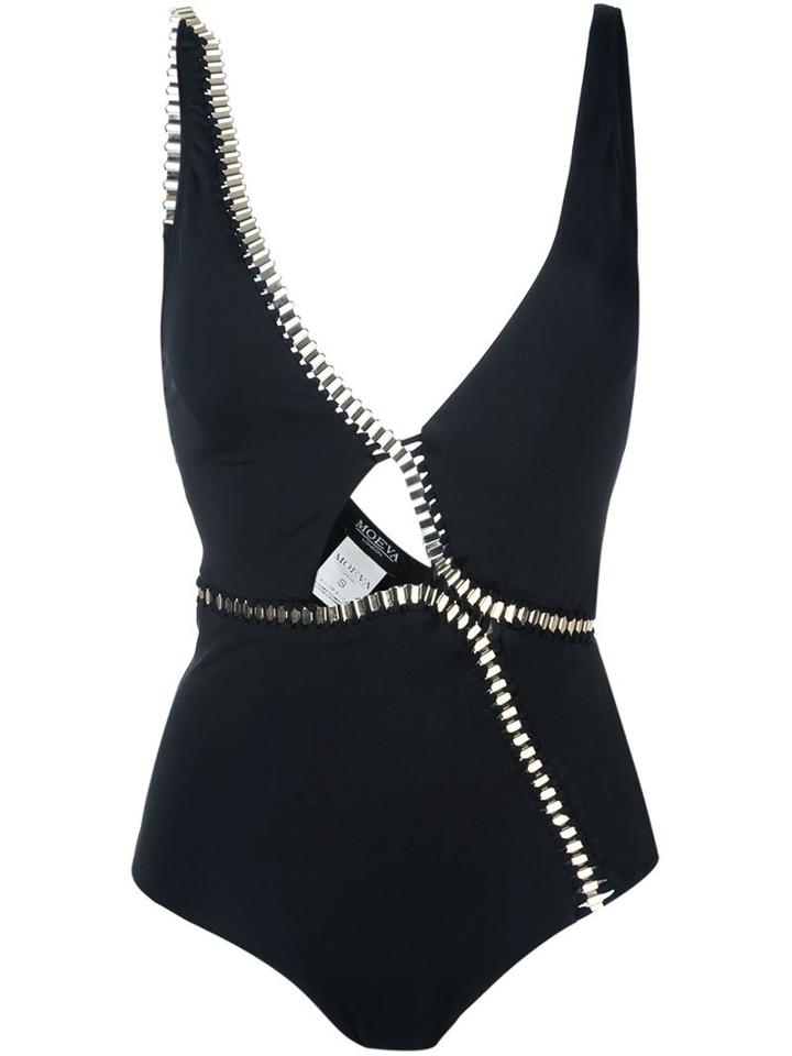 Moeva 'claire' Swimsuit, Women's, Size: Large, Black, Polyamide/spandex/elastane