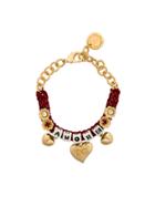 Dolce & Gabbana Woven Amore Bracelet - Red