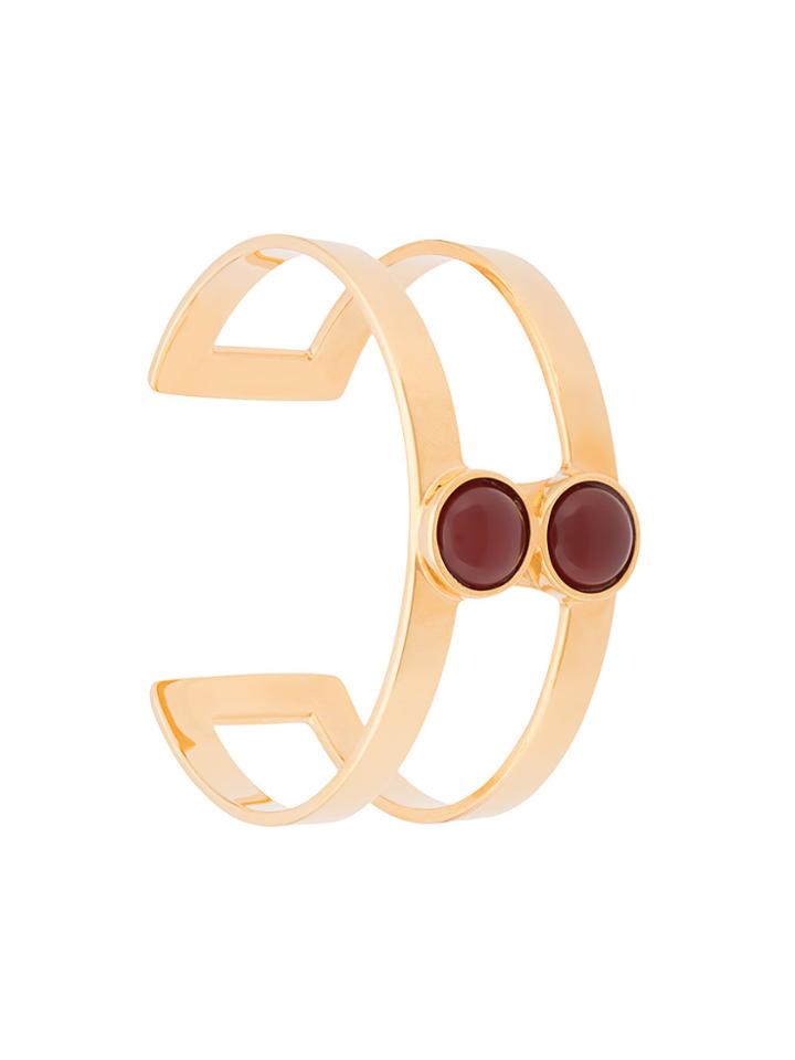 Lizzie Fortunato Jewels Petite T-bar Cuff - Metallic