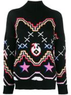 Ermanno Scervino Patterned Jumper - Black