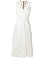 Roksanda V-neck Sleeveless Dress - White