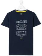 Hackett Kids Car Sketch Print T-shirt - Blue
