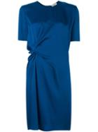 Lanvin Draped Dress, Women's, Size: 42, Blue, Acetate/viscose