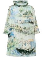 Off-white Boat Ride Print Parka - Blue