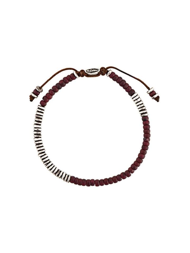 M. Cohen Beaded Bracelet, Men's, Brown