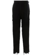 Bed J.w. Ford Slip Boiled Wool Trousers - Black
