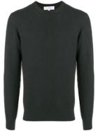 Salvatore Ferragamo Textured Knit Jumper - Green