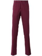 Incotex Skinny Trousers, Men's, Size: 50, Red, Cotton/spandex/elastane