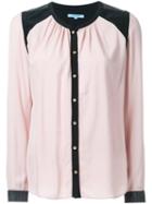 Guild Prime Contrast Shoulder Shirt, Women's, Size: 34, Pink/purple, Rayon