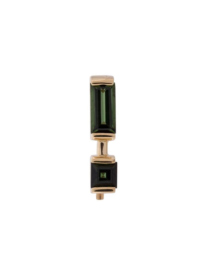 Aliita 9kt Yellow Gold Tourmaline Single Earring - J1000 Yellow Gold