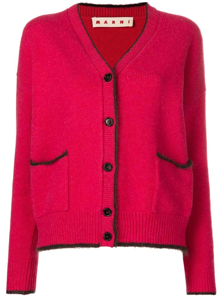 Marni Two Tone Cardigan - Pink & Purple