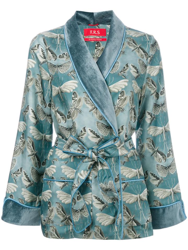F.r.s For Restless Sleepers Armonia Pyjama Jacket - Blue