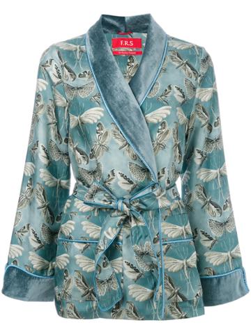 F.r.s For Restless Sleepers Armonia Pyjama Jacket - Blue