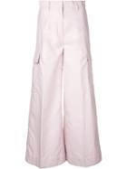 H Beauty & Youth - Flared Trousers - Women - Cotton - S, Women's, Pink/purple, Cotton