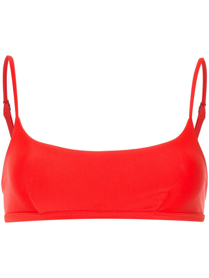 Matteau The Crop Bikini Top - Red