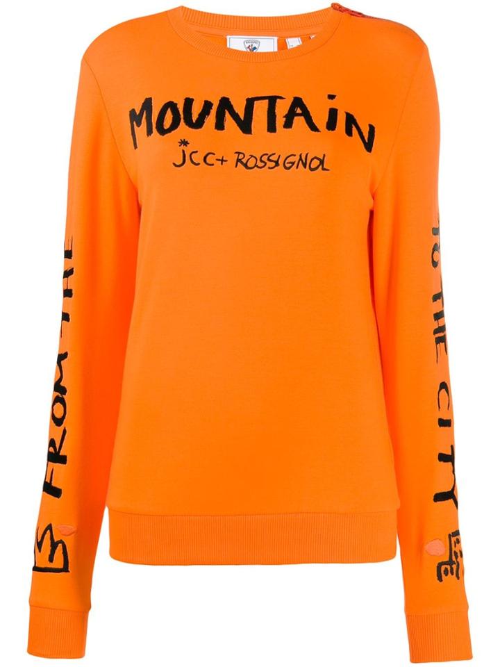 Rossignol Jc De Castelbajac Women Jcc Sweatshirt - Orange