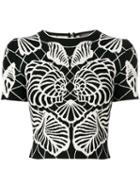 Alexander Mcqueen Spine Shell Top - Black