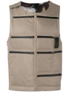 Letasca - Cargo Gilet - Men - Polyester - Xl, Nude/neutrals, Polyester