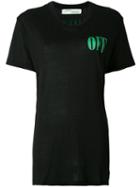 Off-white - Back Print T-shirt - Women - Micromodal - L, Black, Micromodal