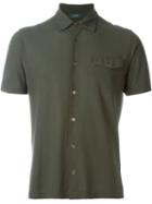 Zanone Shortsleeved Jersey Shirt, Men's, Size: 52, Green, Cotton