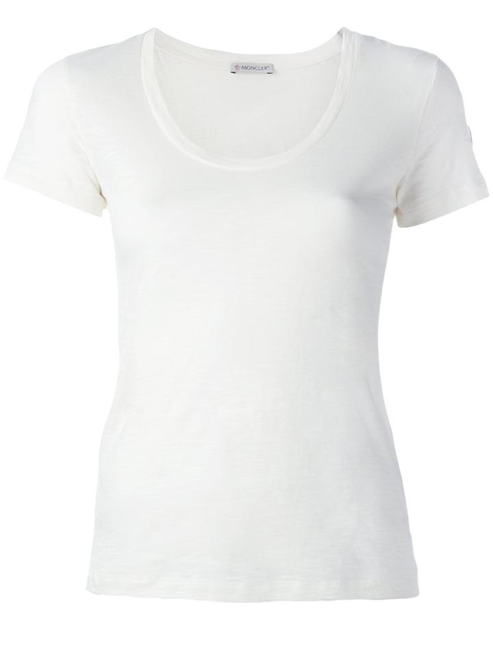 Moncler Scoop Neck T-shirt - White