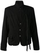 Ann Demeulemeester Tassel Jacket, Men's, Size: Medium, Black, Cotton/rayon