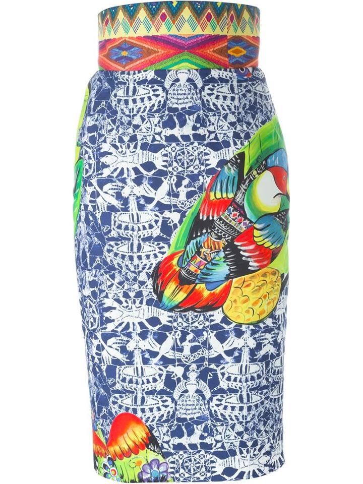 Stella Jean Multi Print Skirt