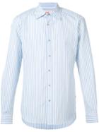 Orley - Striped Shirt - Men - Cotton - M, Blue, Cotton