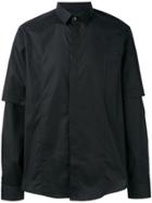 Les Hommes Plain D-ring Shirt - Black