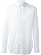 Lanvin Embroidered Shirt, Men's, Size: 41, White, Cotton