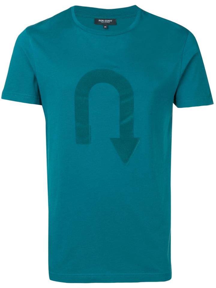 Ron Dorff Turn Printed T-shirt - Green
