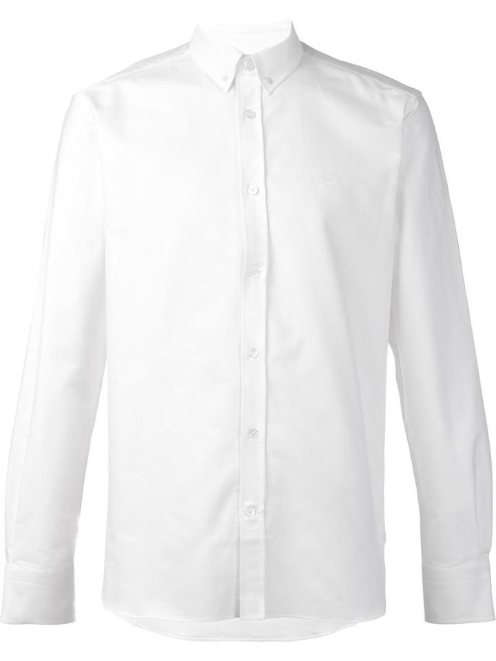 Maison Kitsuné Classic Button Down Shirt, Men's, Size: 41, White, Cotton