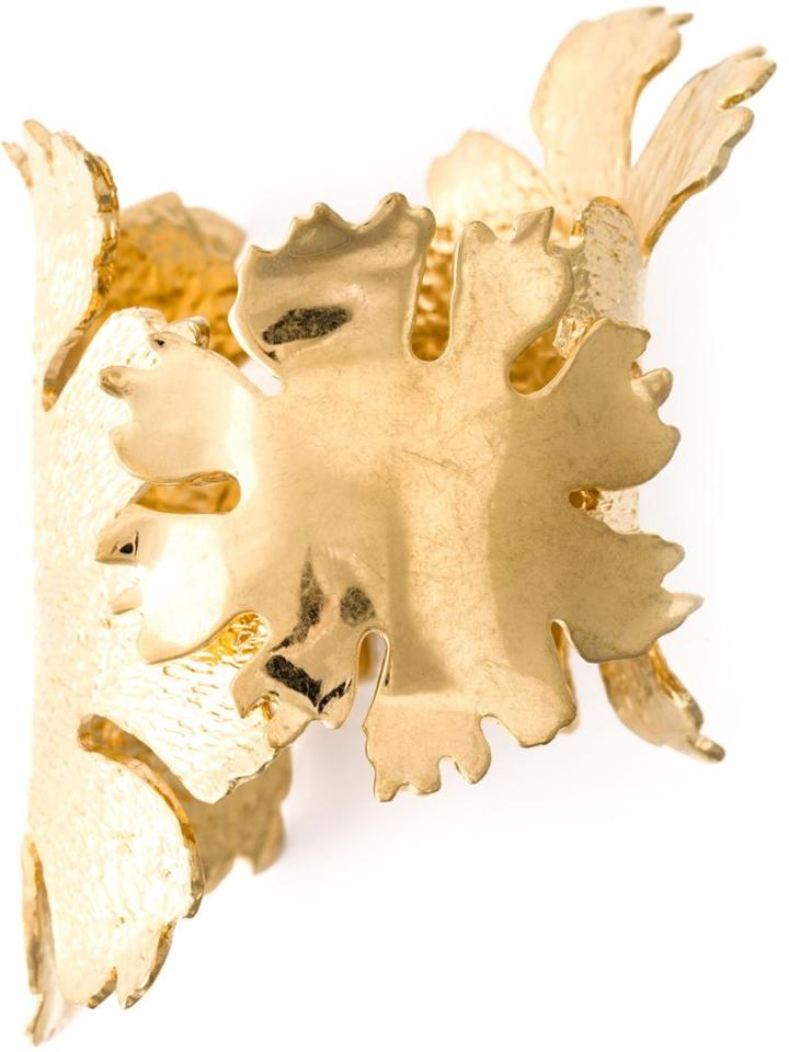 Alexander Mcqueen Lotus Cuff