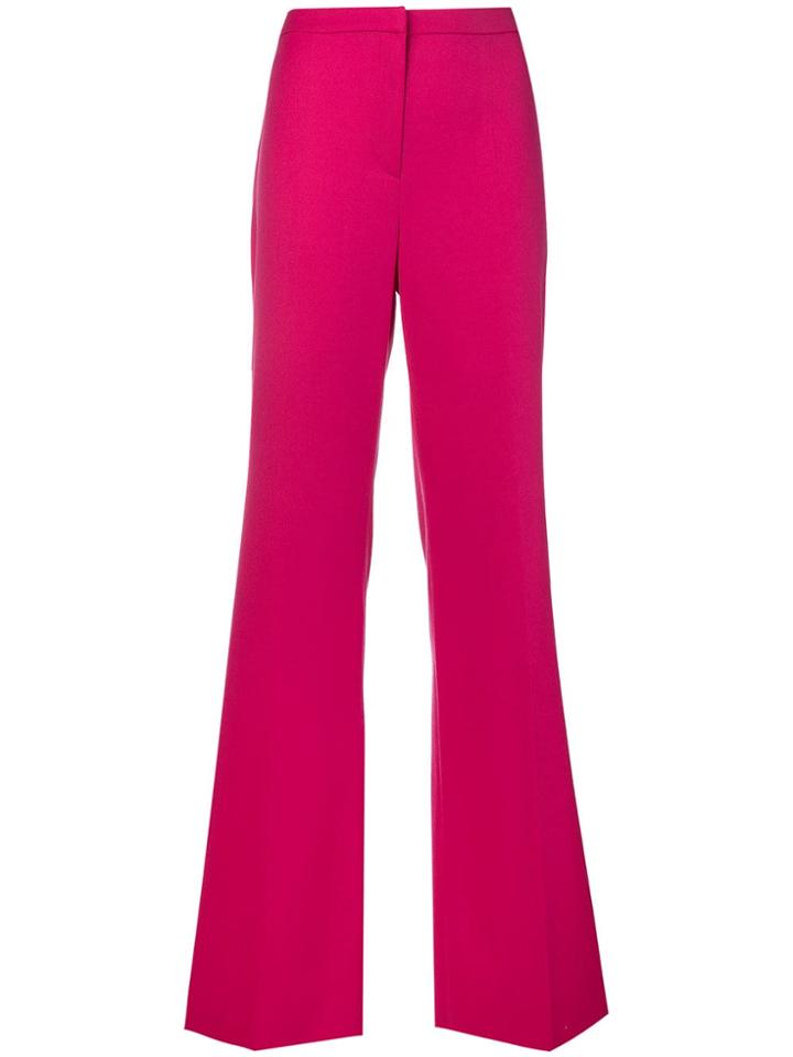 Versace Vintage Bootcut Tailored Trousers - Pink & Purple