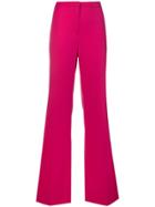 Versace Vintage Bootcut Tailored Trousers - Pink & Purple