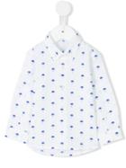Il Gufo - Palm Tree Button Down Shirt - Kids - Cotton - 24 Mth, White
