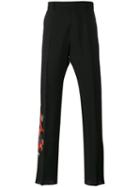 Gucci - Dragon Embroidered Trousers - Men - Mohair/wool - 46, Black, Mohair/wool